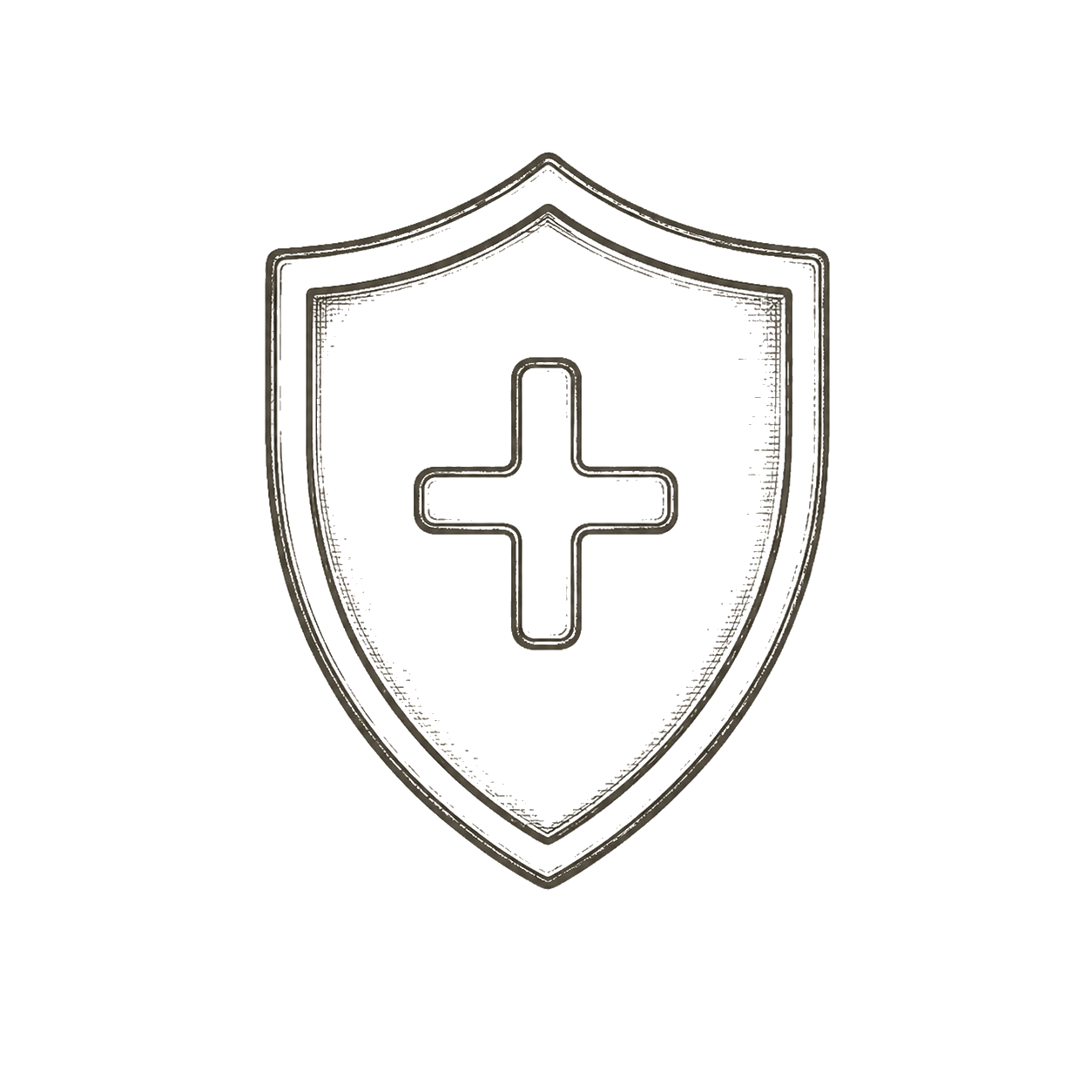 A hand-drawn immunity shield.