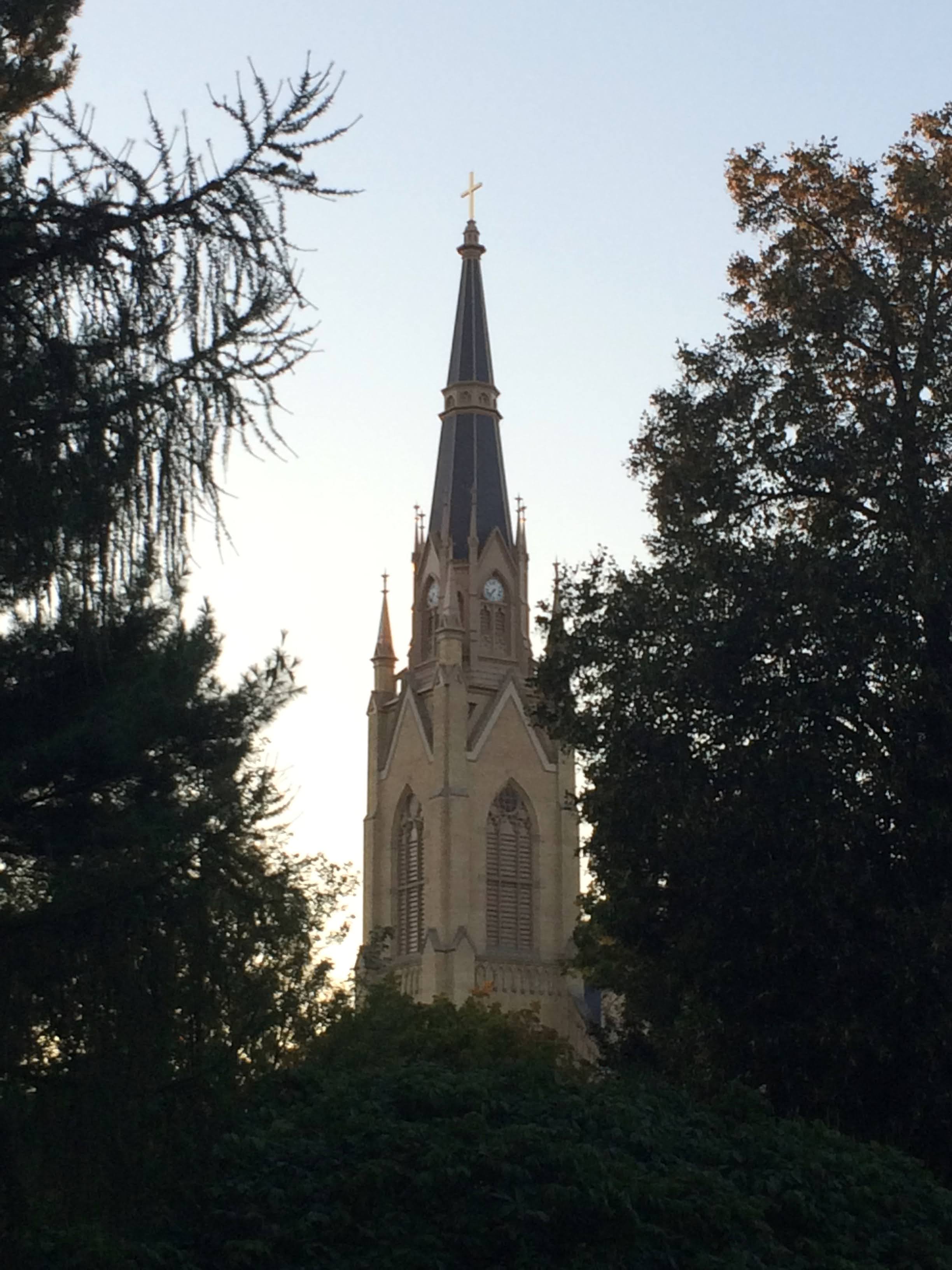 The University of Notre Dame campus photographed in 2015.